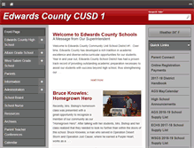 Tablet Screenshot of edwardscountyschools.org